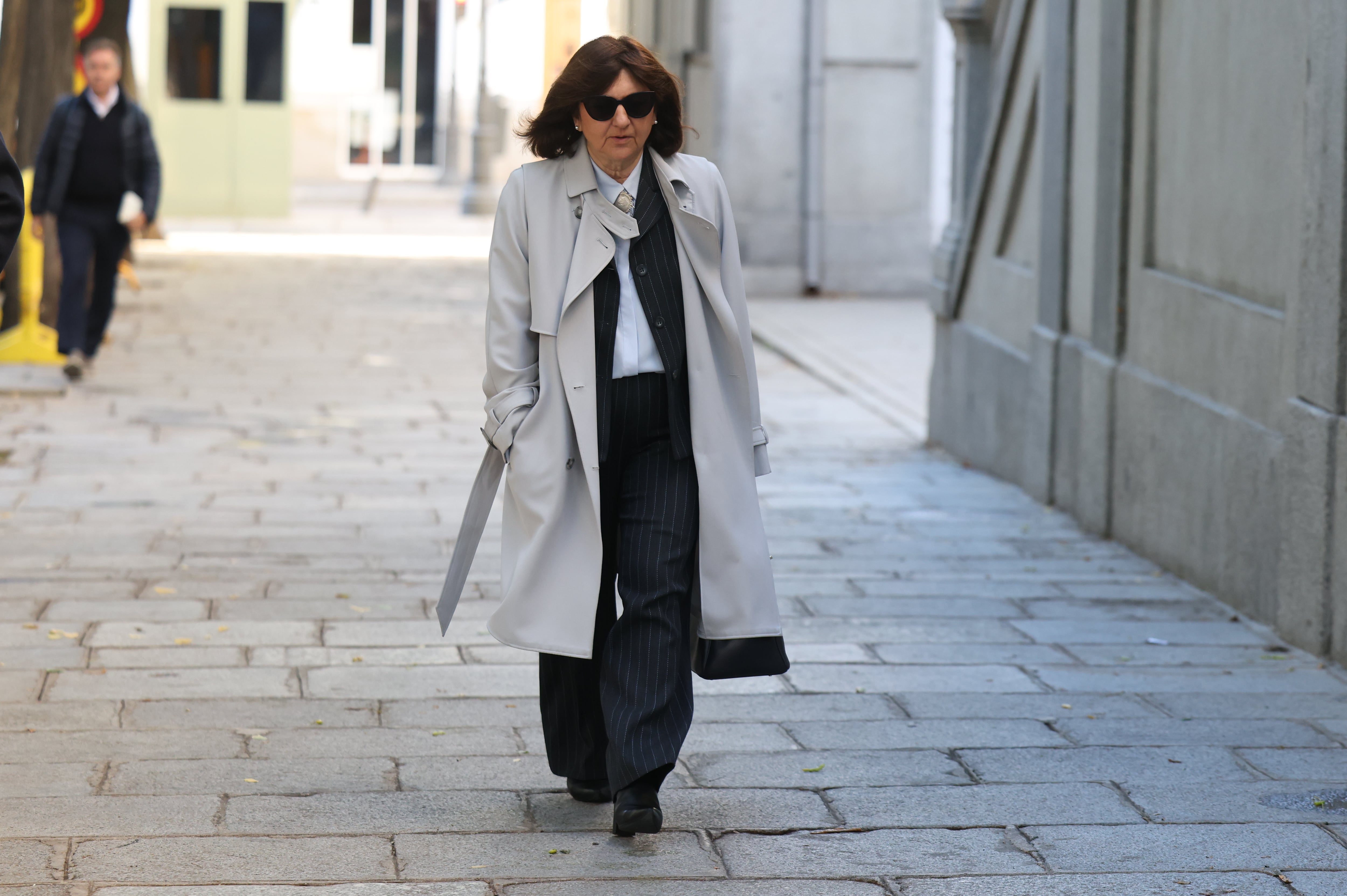 Almudena Lastra, fiscal jefa de la Comunidad de Madrid, a su llegada al Tribunal Supremo el 3 de noviembre.