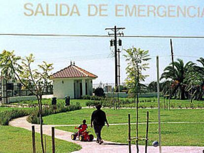 Un aspecto de la zona civil de la base naval de Rota.