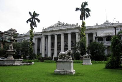 Exterior del Marble Palace de Calcuta, en India.