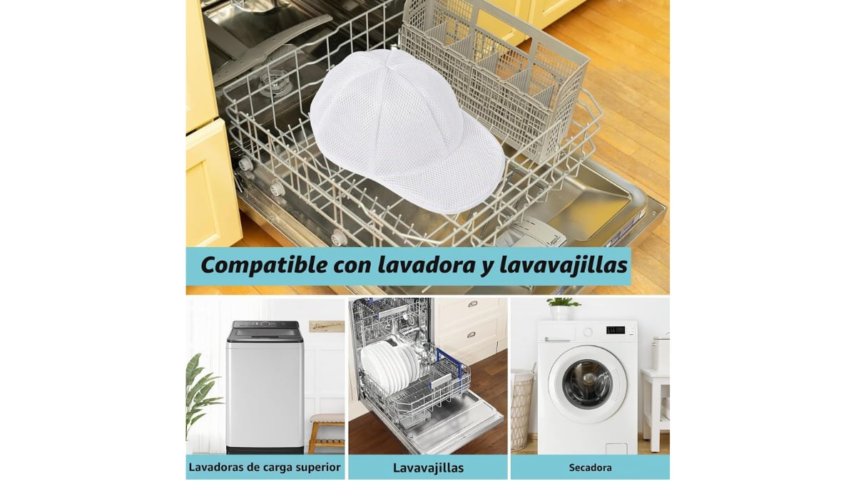 Podremos colocar el soporte en la bandeja superior del lavavajillas.