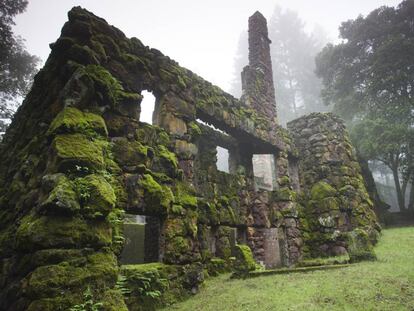 Ruinas de la mansión Wolf House de Jack London, en Glen Ellen (EE UU).