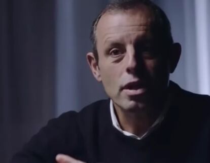 Captura de la entrevista de Jordi Évole a Sandro Rosell.