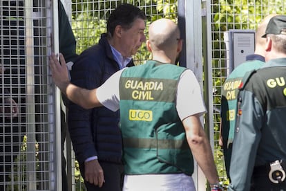 Ignacio González, tras su detención en abril de 2017.