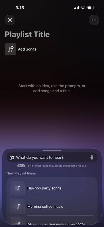Nuevas opciones al utilizar listas en Apple Music