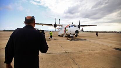 El avión 'Sasemar 1010' de Salvamento Marítimo.