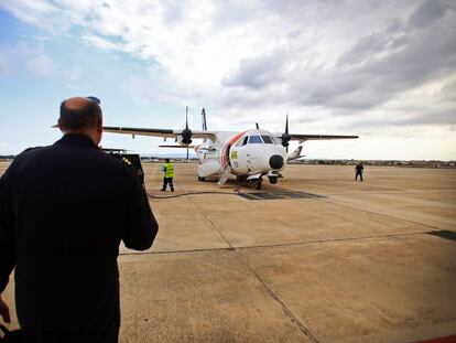 El avión 'Sasemar 1010' de Salvamento Marítimo.