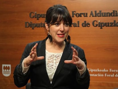 Larraitz Ugarte, diputada de Infraestructuras de Gipuzkoa.