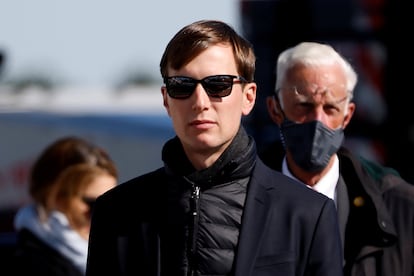 El empresario y exasesor de Donald Trump, Jared Kushner en Fayetteville, Carolina del Norte.