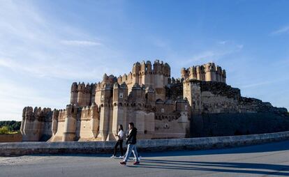 El castillo de Coca, en Segovia.