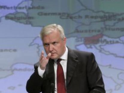 El comisario de Asuntos Econ&oacute;micos y Monetarios, Olli Rehn.