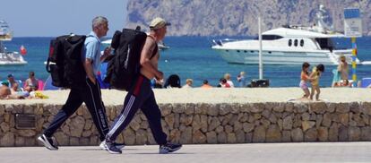 Turistas en una playa de Mallorca