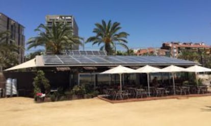 El restaurante Lasal del Varador, en Mataró, genera un 65% de la energía que consume con su instalación fotovoltaica.