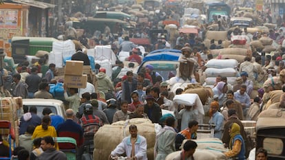 Bazar de Chndni Chowk, en Delhi, en una foto de archivo.