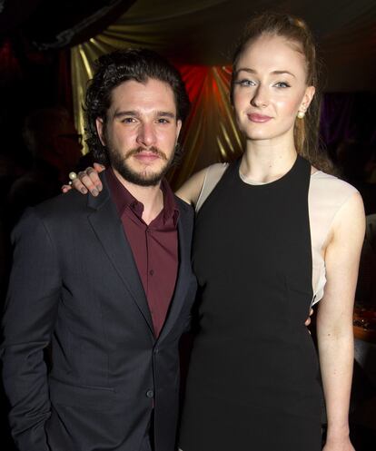 Sophie Turner y Kit Harington.