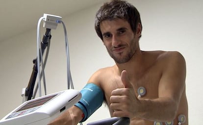 Javi Martínez pasa el reconocimiento médico con el Bayern.