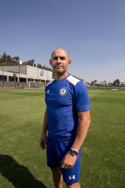 Jémez en las instalaciones de Cruz Azul en la capital de México