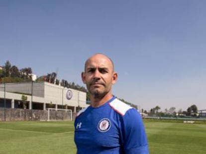 Jémez en las instalaciones de Cruz Azul en la capital de México