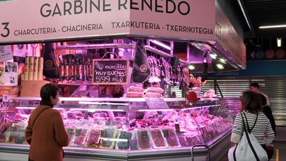 Mercado de abastos de La Ribera en Bilbao.