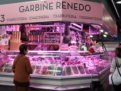 Mercado de abastos de La Ribera en Bilbao.