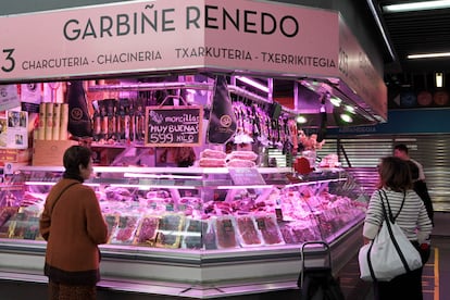 Mercado de abastos de La Ribera en Bilbao.