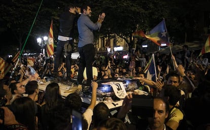 Jordi Cuixart y Jordi Sànchez