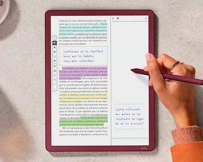 Notas en el Kindle Scribe Colorsoft