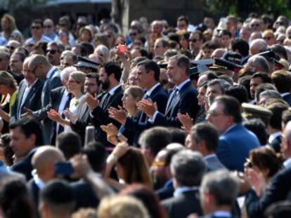 Los estrictos controles policiales y la decisión política lograron reducir la tensión entre separatistas y monárquicos