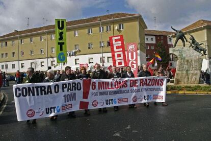 Imagen de la manifestación en Ferrol