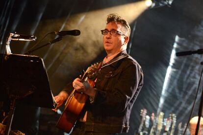 Richard Hawley, en un concierto en la sala Holmfirth Picturedrome de Holmfirth (Inglaterra) el pasado 22 de octubre.