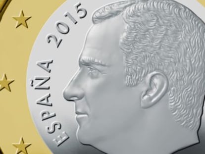 Comienzan a circular las monedas de Felipe VI