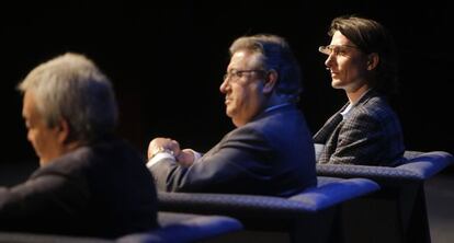 El Secretario de Estado de Telecomunicaciones, el alcalde de Sevilla y el fundador de Singularity University.