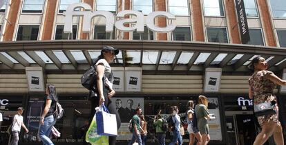 Centro comercial de Fnac en el centro de Madrid