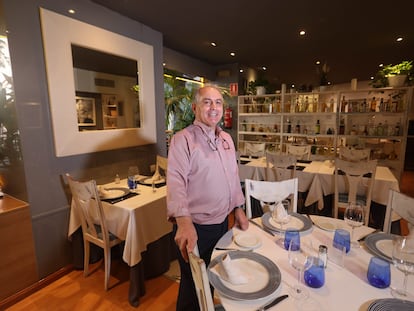 Florentino Pérez del Barsa, nombre comercial del propietario del restaurante El Aliño, y gran seguidor del Barça.