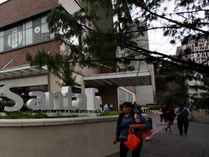 Aspecto de la plaza comercial Patio Santa Fe donde fue secuestrada María Villar Galaz