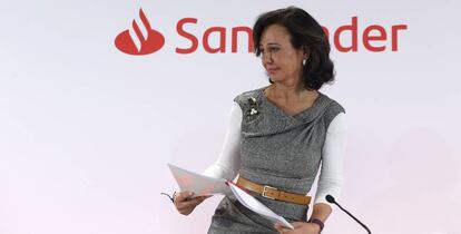 La presidenta de Banco Santander, Ana Botín.