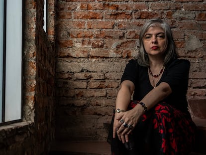 La escritora argentina Mariana Enriquez, el 21 de noviembre de 2023 en Ciudad de México.