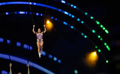 Pink durante un concierto en el Spectrum Center, el 12 de noviembre de 2023 en Charlotte, Carolina del Norte.