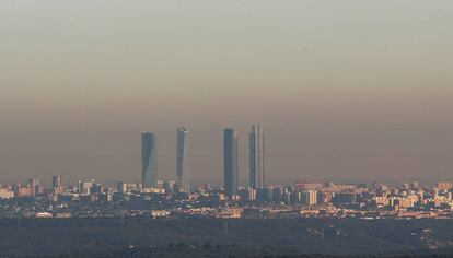 The skyline of the Spanish capital on Wednesday.