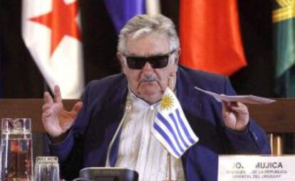 President José Mujica, seen here on March 12.