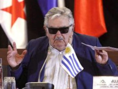 President José Mujica, seen here on March 12.