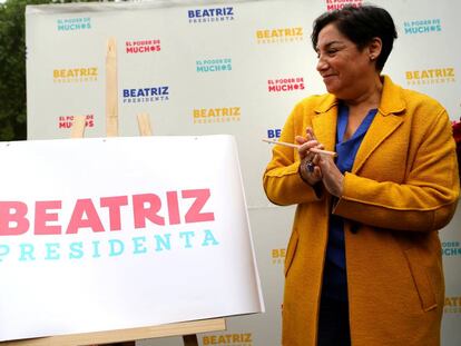 A candidata presidencial Beatriz Sánchez.