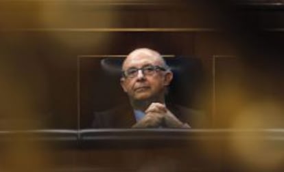 El ministro de Hacienda y Administraciones P&uacute;blicas, Crist&oacute;bal Montoro