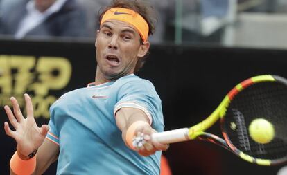 Nadal, en semifinales de Roma ante Tsitsipas.