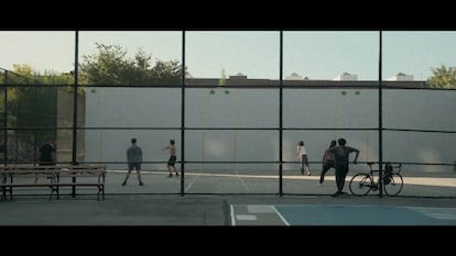 Canchas de 'one wall' en Nueva York, en una imagen de la serie.