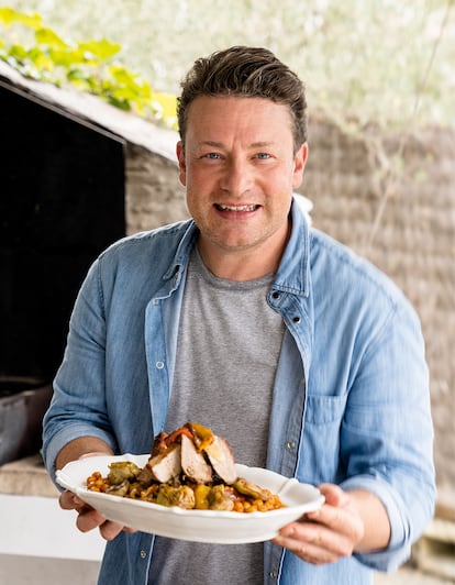 Retrato de Jamie Oliver proporcionado por la editorial Grijalbo.