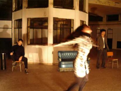 Ensayo de la obra 'Recuerdos interferidos', de Harold Pinter.