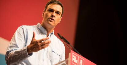 Pedro Sánchez, secretario general del PSOE