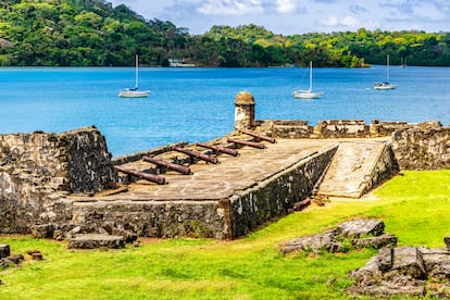 The San Jerónimo Fort, in the Panamanian port town of Portobelo, is a UNESCO World Heritage Site. 

