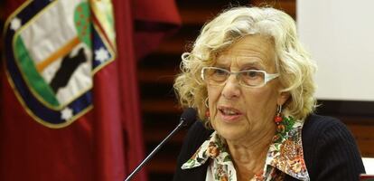 La alcaldesa de Madrid, Manuela Carmena.