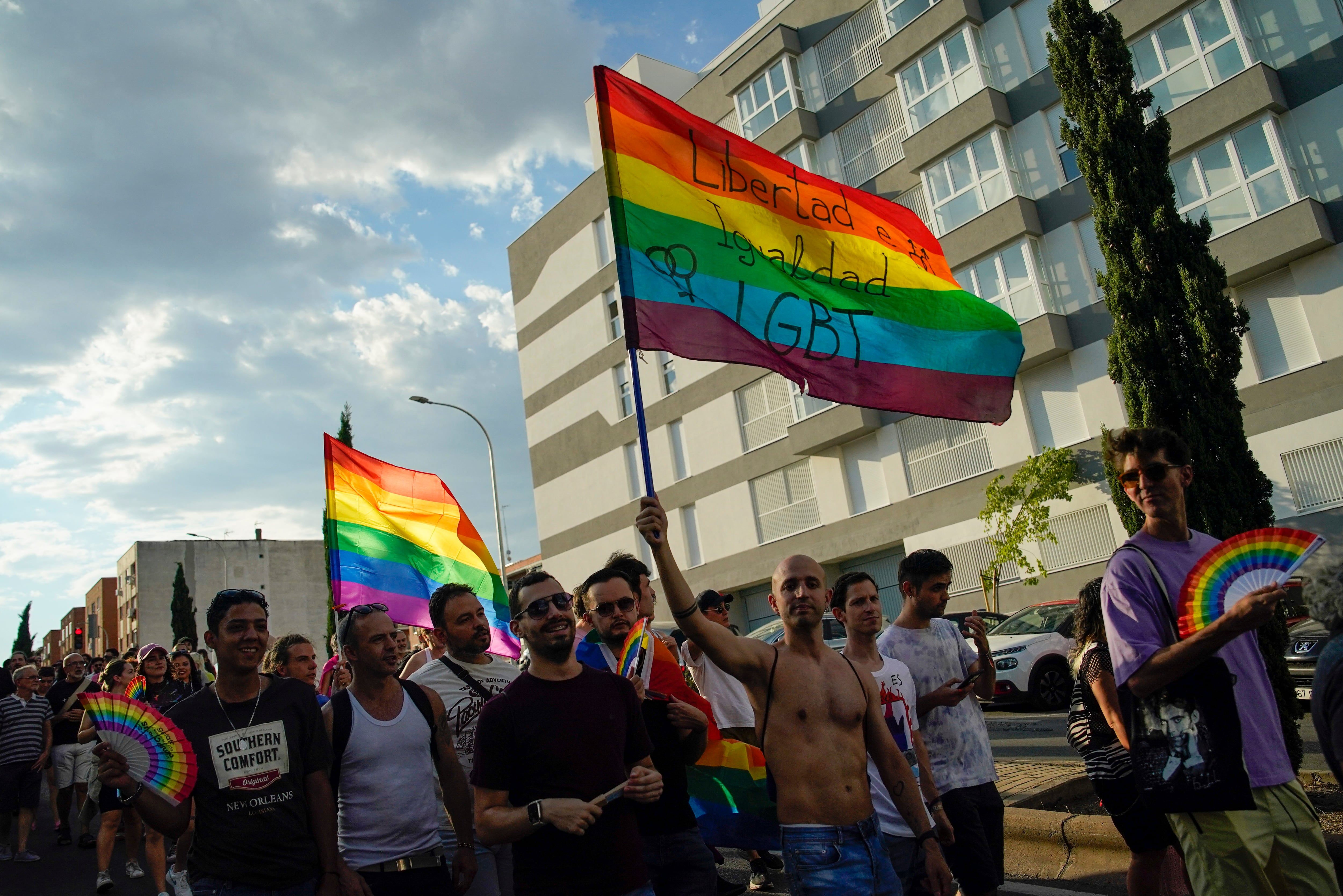 Manifestación del Orgullo Crítico en Madrid. 
